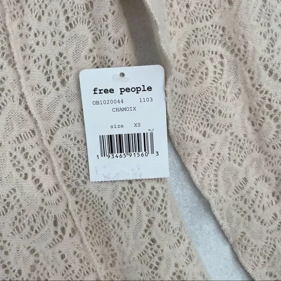 -Free People Lace Mini Dress Tunic NWT XS - Picture 7 of 7